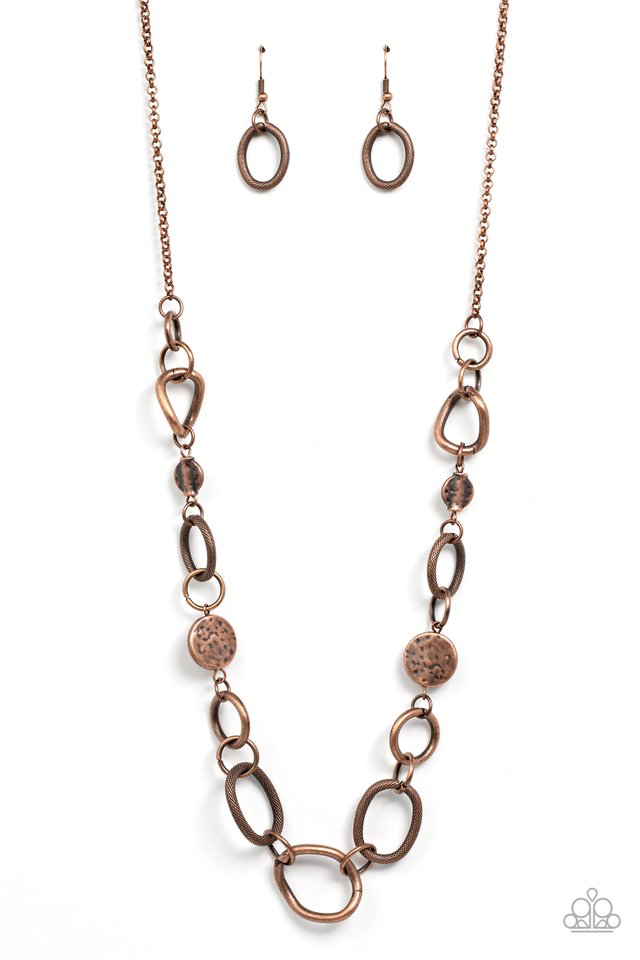 Paparazzi Necklace ~ Industrial Intentions - Copper