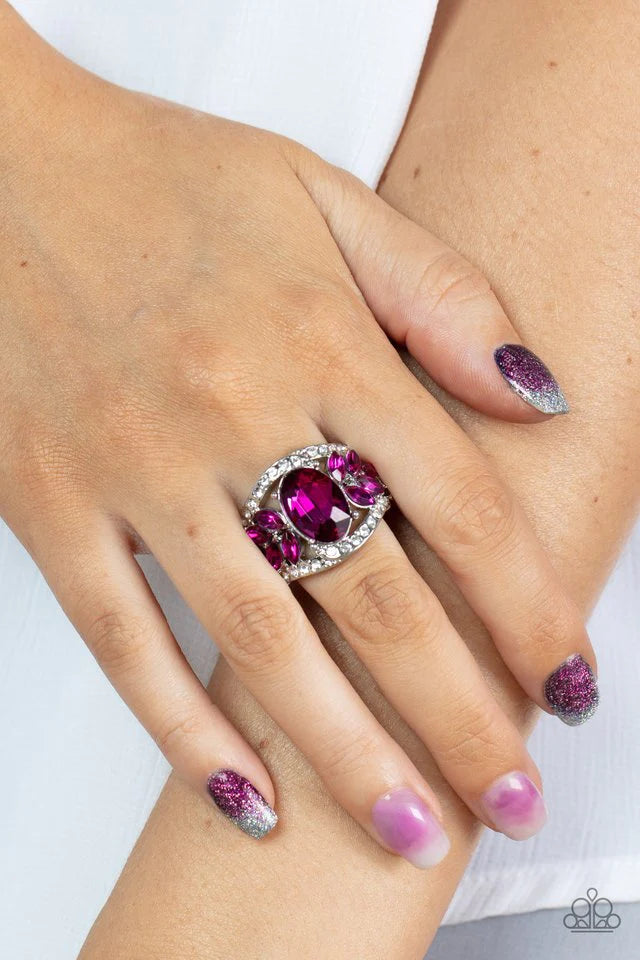 Paparazzi Ring ~ Cosmic Clique - Pink