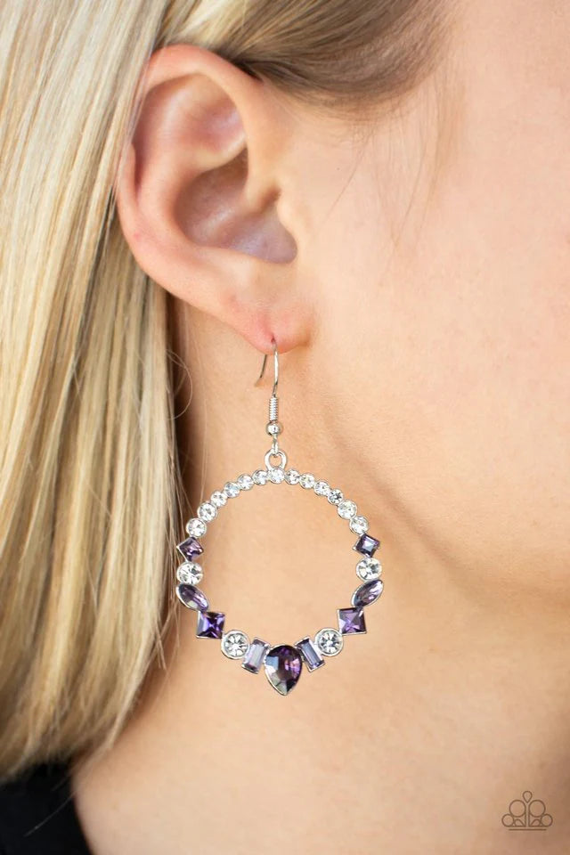 Paparazzi Earring ~ Revolutionary Refinement - Purple