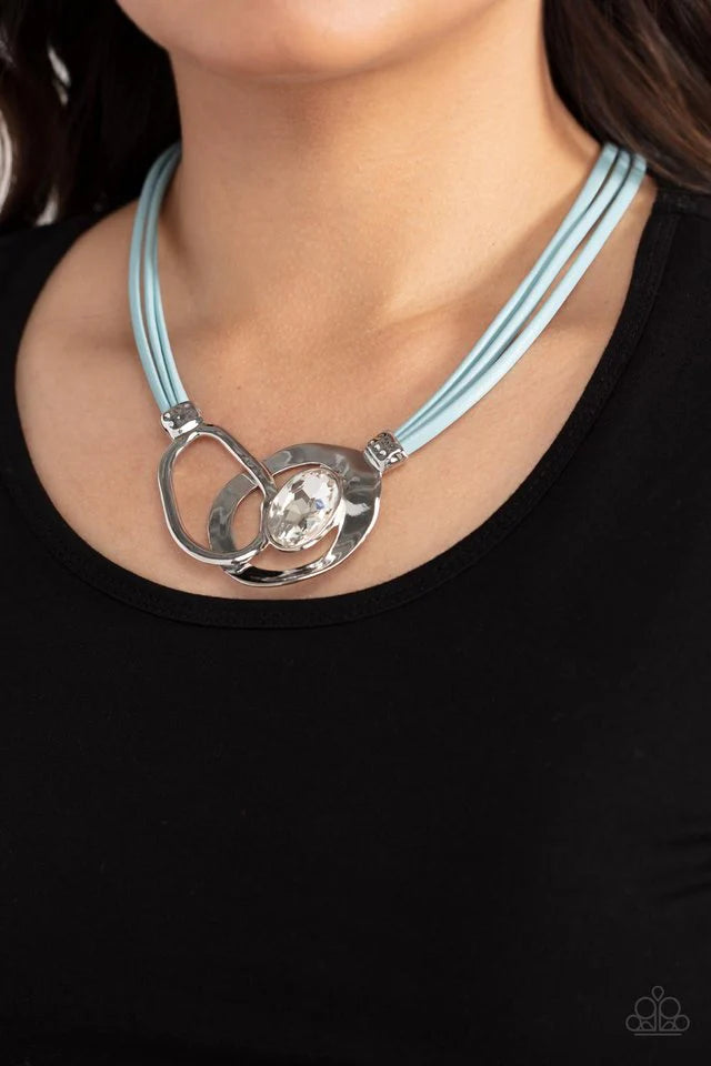Paparazzi Necklace ~ Californian Cowgirl - Blue