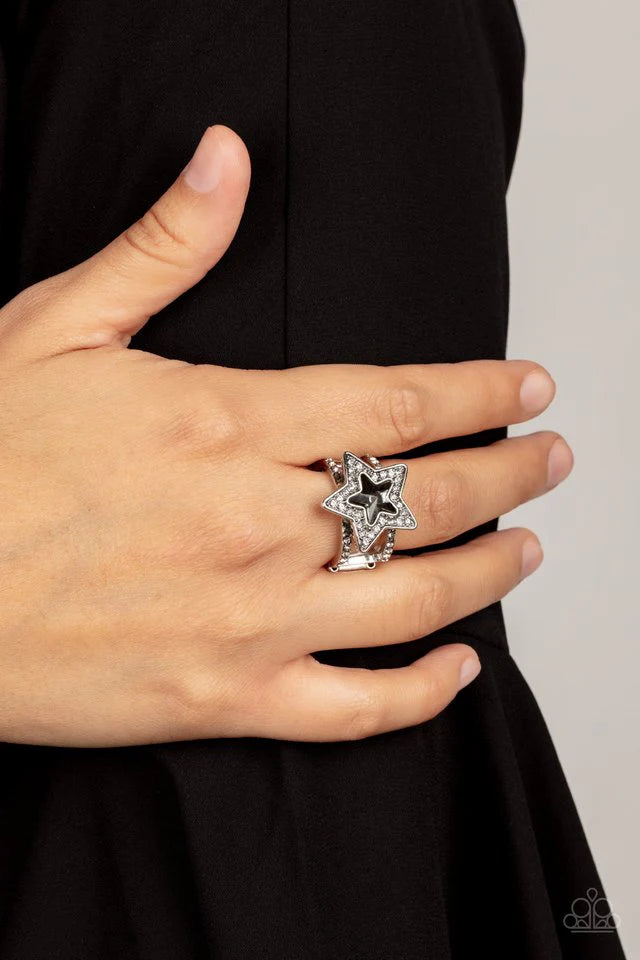 Paparazzi Ring ~ One Nation Under Sparkle - Silver