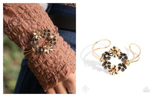 Glimpses of Malibu-Genuine Garden-Gold-Bracelet
