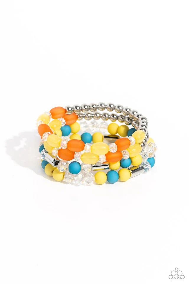 Vibrant Glow Stack Bracelet