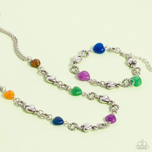 Paparazzi Bracelet ~ I Can Feel Your Heartbeat - Multi