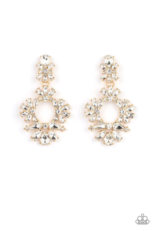 Paparazzi Earring ~ Leave them Speechless - Gold