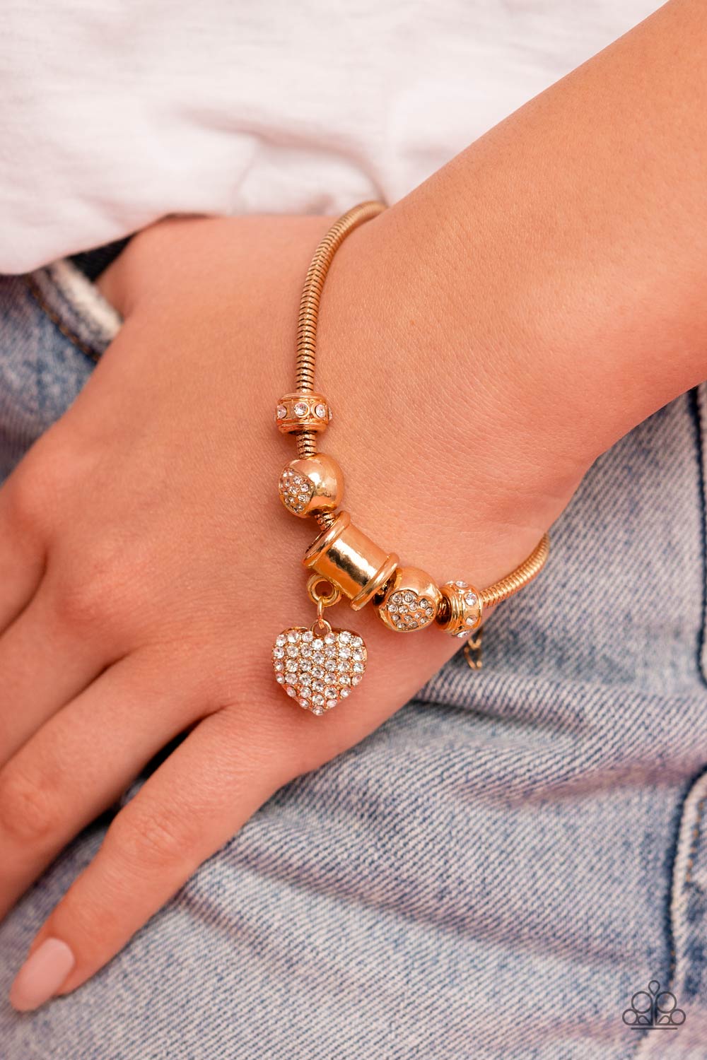 Suitor Sequence - Gold - Paparazzi Bracelet