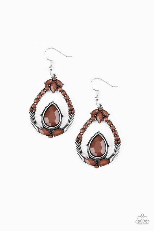 Paparazzi Necklace ~ Social Hour - Brown