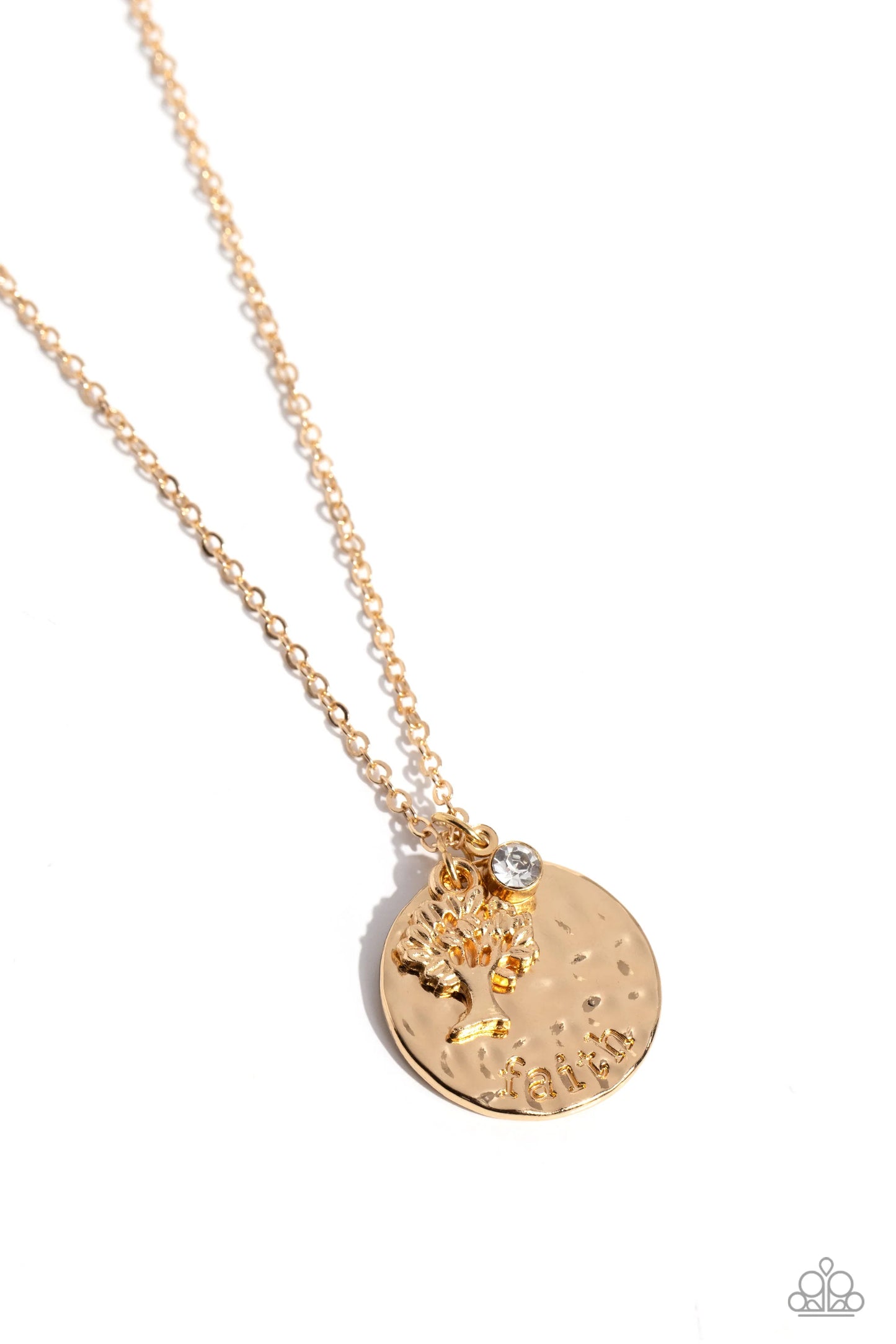 Flourishing Faith - gold - Paparazzi necklace