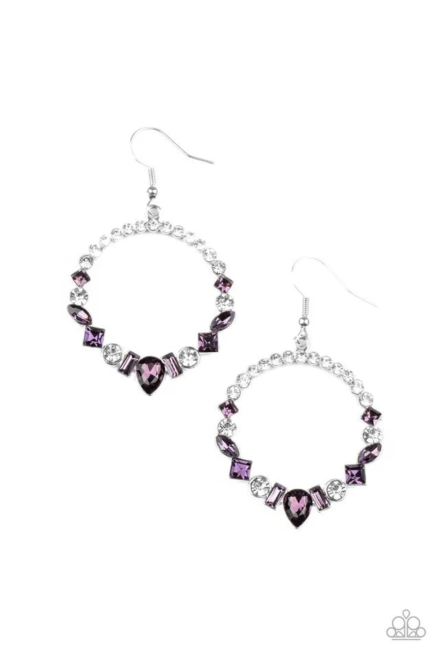 Paparazzi Earring ~ Revolutionary Refinement - Purple
