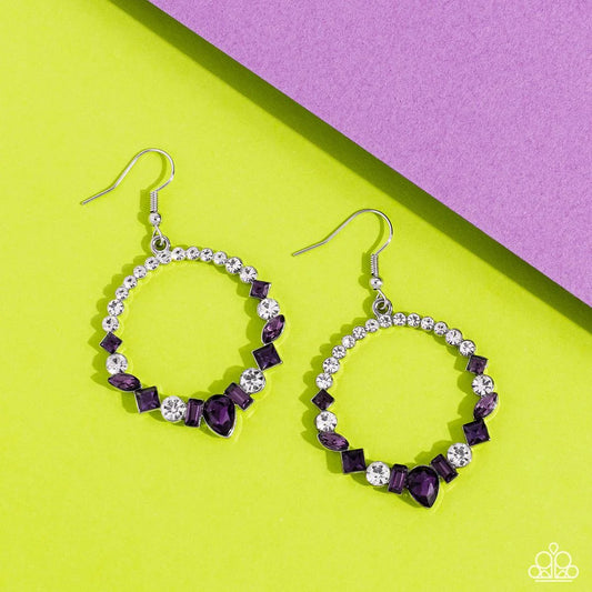 Paparazzi Earring ~ Revolutionary Refinement - Purple