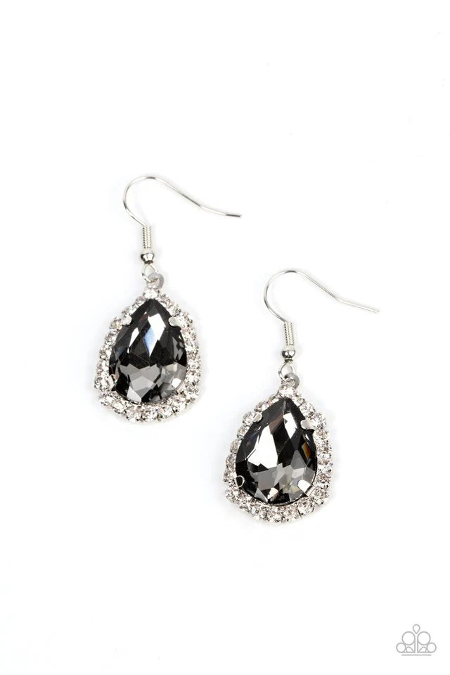 Paparazzi Earring ~ Bippity Boppity BOOM! - Silver