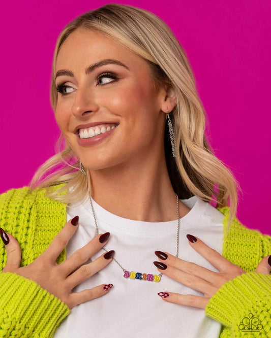Paparazzi Necklace ~ Stay Kind - Multi
