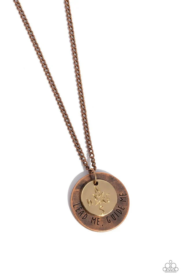 Paparazzi Necklace ~ Gilded Guide - Copper