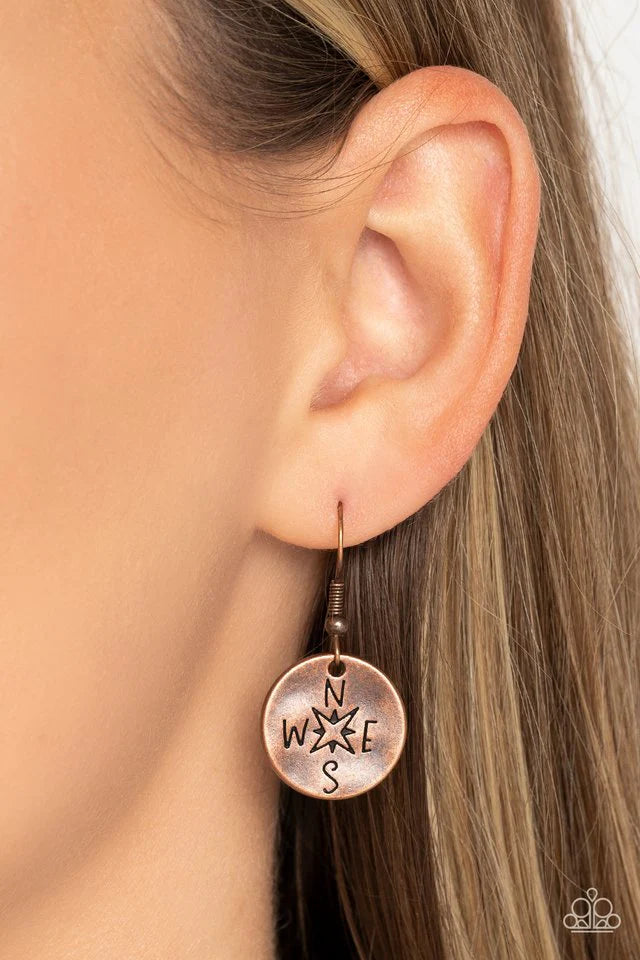 Paparazzi Necklace ~ Gilded Guide - Copper