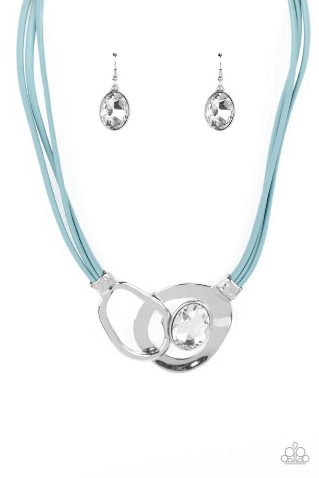 Paparazzi Necklace ~ Californian Cowgirl - Blue