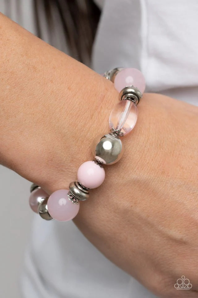 Paparazzi Bracelet ~ Tonal Takeover - Pink