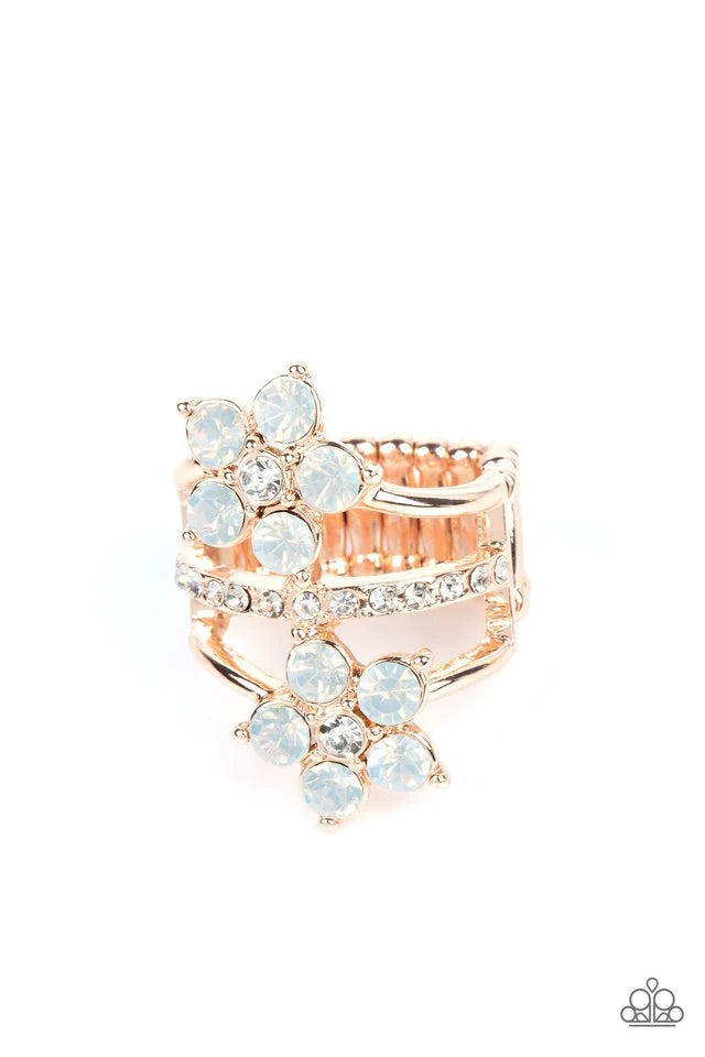 Paparazzi Ring ~ Precious Petals - Rose Gold
