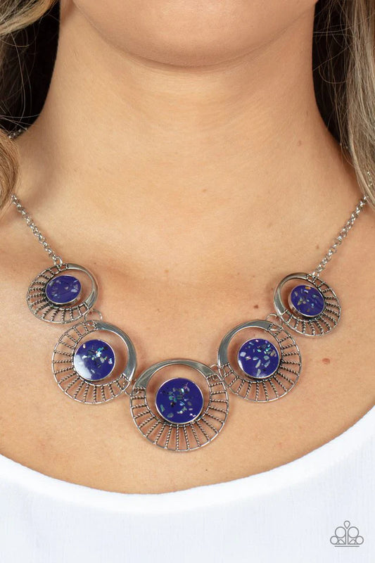 Paparazzi Necklace ~ Elliptical Effervescence - Purple