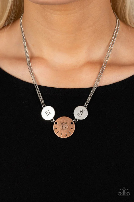 Paparazzi Necklace ~ Shine Your Light - Silver