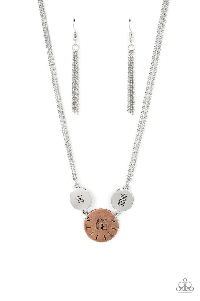 Paparazzi Necklace ~ Shine Your Light - Silver