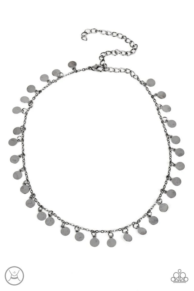Paparazzi Necklace ~ Champagne Catwalk - Black