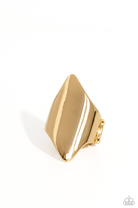 Paparazzi Ring Pointed Palm Desert - Gold