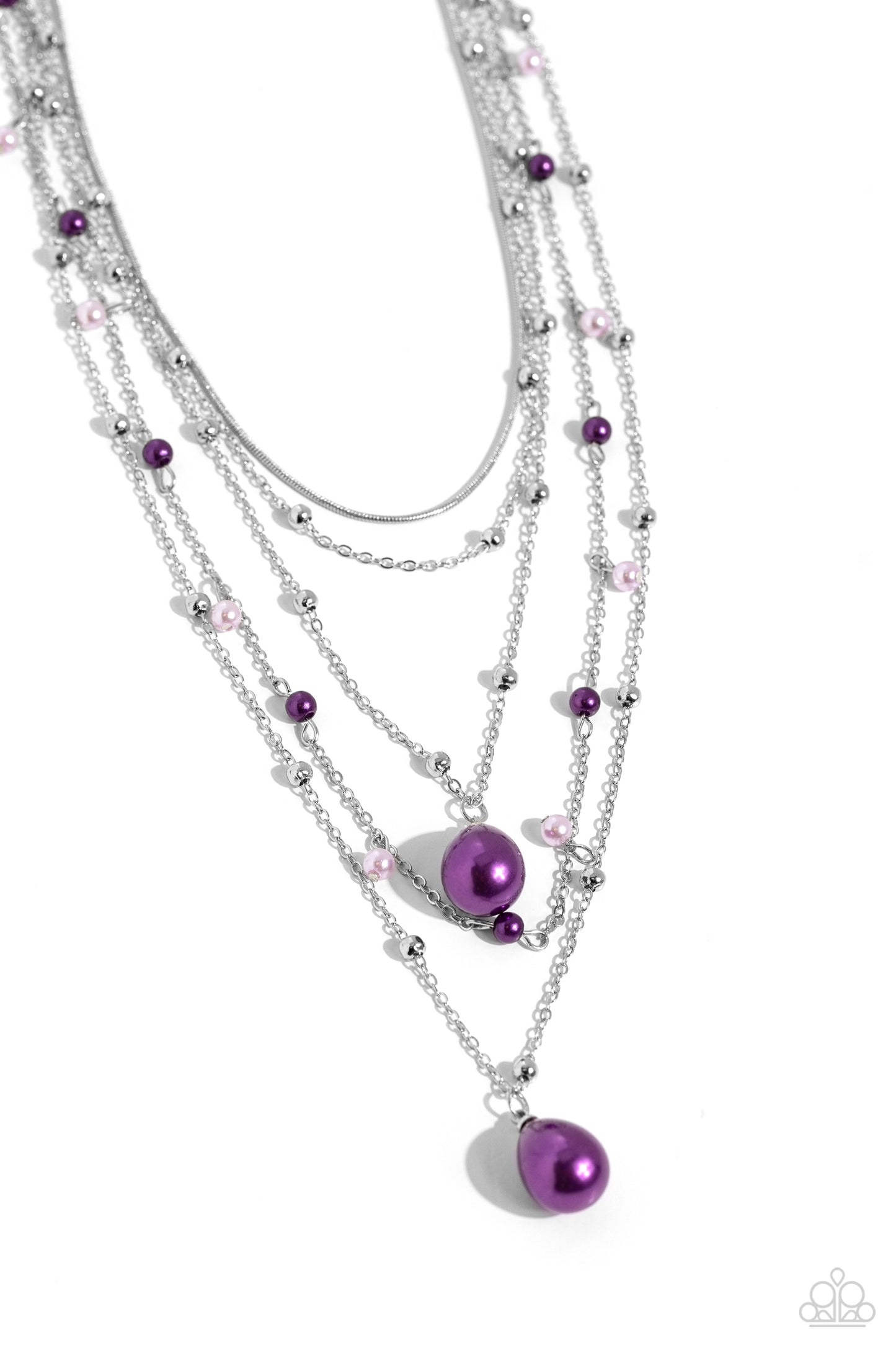 Paparazzi Necklace SASS with Flying Colors - Purple