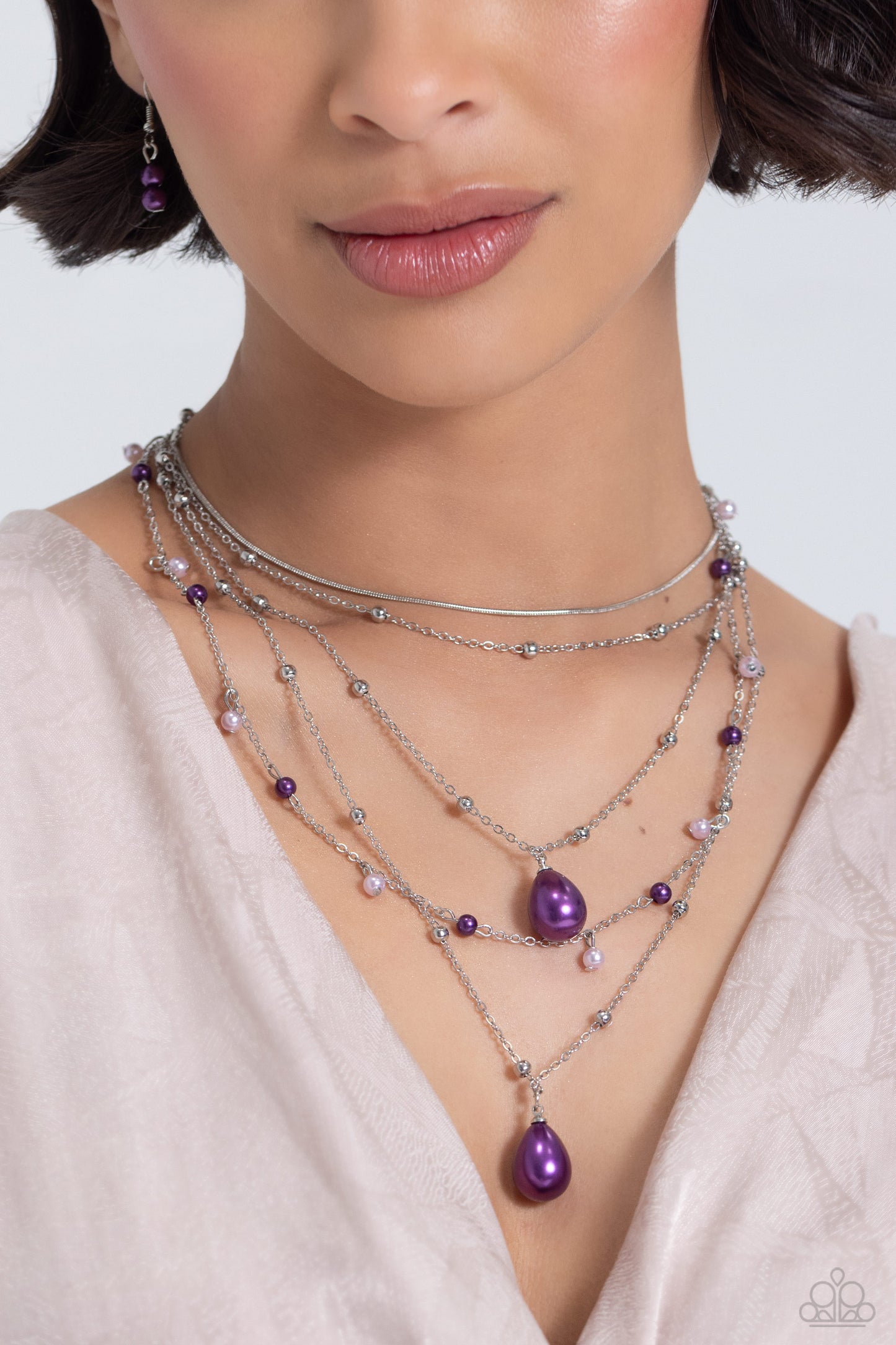 Paparazzi Necklace SASS with Flying Colors - Purple